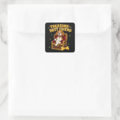 Schat Beste Vriend Beagle Hond Vierkante Sticker (Tas)