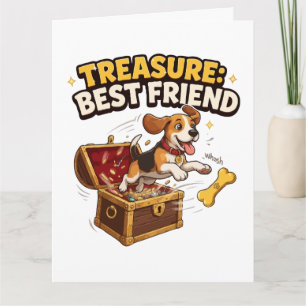Schat Beste Vriend Beagle Kaart