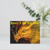 Schat dat ik de kinderen heb opgegeten briefkaart (Staand voorkant)