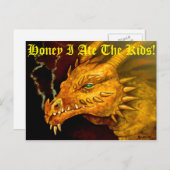 Schat dat ik de kinderen heb opgegeten briefkaart (Voorkant / Achterkant)