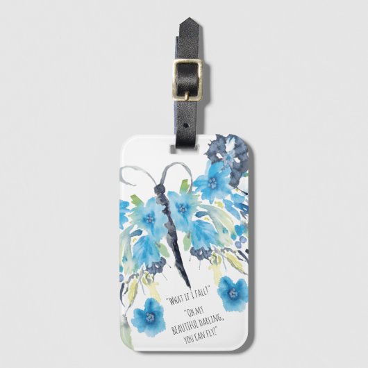 Schat dat je kan vliegen! bagagelabel (Voorkant (verticaal))