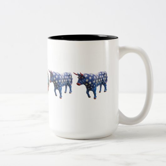 "Schat de Blauwe Star Ox" 15 oz mok (Rechts)