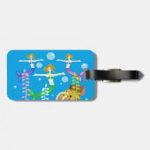 Schat der Zeemeerminnen Bagagelabel (Achterkant horizontaal)