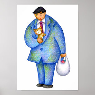 Schat die ik tegenkwam op weg naar huis. poster