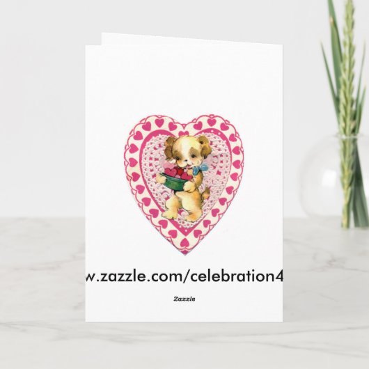 Schat Dochter Valentijns Wenskaart Feestdagen Kaart (Achterkant)