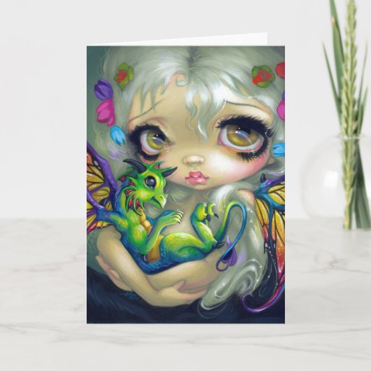 "Schat Dragonling IV" Wenskaart Kaart (Voorkant)