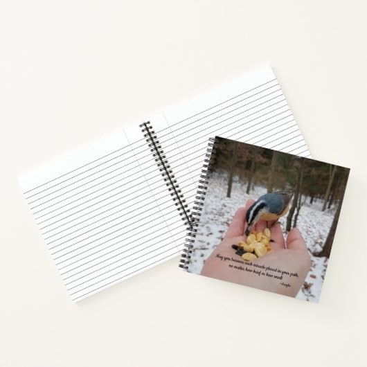 Schat elk wonder - Vogel Notitieboek (Binnen)