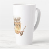 Schat, ik hou van jou latte mok (Rechterhoek)