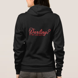 Schat, ik zie er niet druk uit met grappig gezegde hoodie
