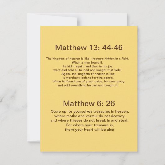 Schat in een veld (Achterkant)