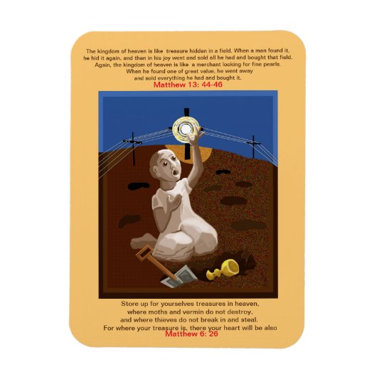 Schat in een veld magneet (Verticaal)