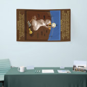 Schat in een veld spandoek (Beurs)