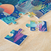 Schat onder het zee legpuzzel (Zijkant)