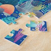 Schat onder het zee legpuzzel (Zijkant)