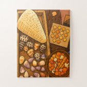 Schat op de tafel puzzel legpuzzel (Verticaal)