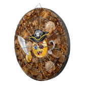 schat piratenpartij emoji dartbord (Voorkant Rechts)