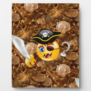 schat piratenpartij emoji fotoplaat