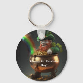 Schat van de Leprechaun Sleutelhanger (Voorkant)