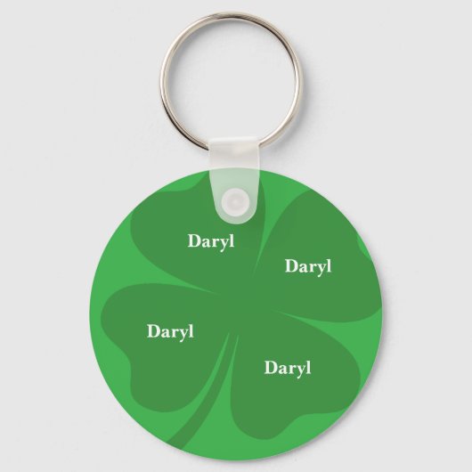 Schat van de Leprechaun Sleutelhanger (Achterkant)