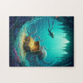 Schat van het schepsel dat het rif bewaakt legpuzzel (Horizontaal)