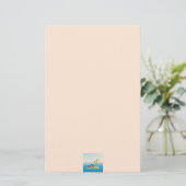 schat zoektocht uil briefpapier (Staand voorkant)
