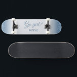 Schatbord in glitter-stijl persoonlijk skateboard<br><div class="desc">Schatbord in glitter-blauwe stijl</div>