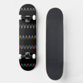Schatbord met heldere verloopdraden persoonlijk skateboard (Voorkant)