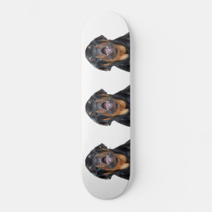 Schatbord met rottweiler skateboard