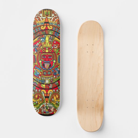 Schatbord van de Aztec Persoonlijk Skateboard (Voorkant)