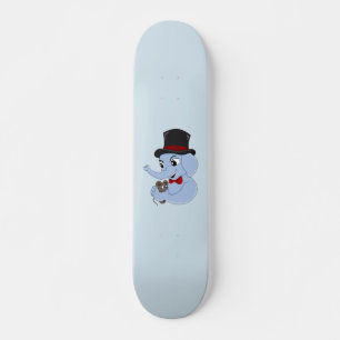 Schatbord van de cartoon van de acute olifant persoonlijk skateboard