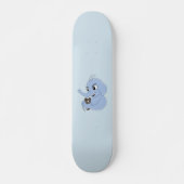 Schatbord van de cartoon van de acute olifant persoonlijk skateboard (Voorkant)
