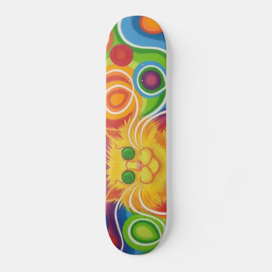 Schatbord van psy-cat-delic persoonlijk skateboard (Voorkant)