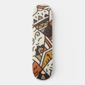Schatbord voor bruin en beige skateboard (Voorkant)
