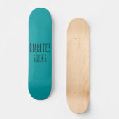 Schatbord voor diabetes persoonlijk skateboard (Voorkant)