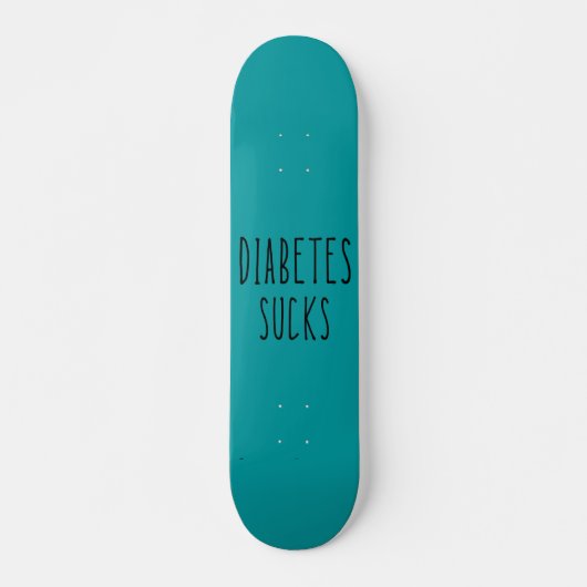 Schatbord voor diabetes persoonlijk skateboard (Voorkant)