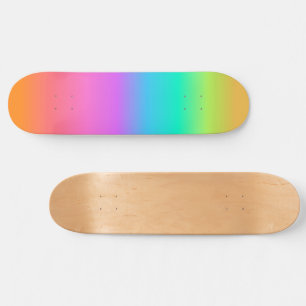 Schatbord voor gradiënt van regenbooggradiënt persoonlijk skateboard