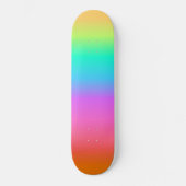 Schatbord voor gradiënt van regenbooggradiënt persoonlijk skateboard (Voorkant)