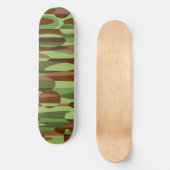 Schatbord voor groene en bruine bollen persoonlijk skateboard (Voorkant)