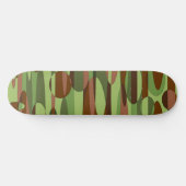 Schatbord voor groene en bruine bollen persoonlijk skateboard (Horizontaal)