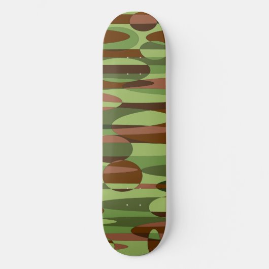 Schatbord voor groene en bruine bollen persoonlijk skateboard (Voorkant)