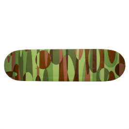 Schatbord voor groene en bruine bollen persoonlijk skateboard