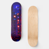 Schatbord voor het gebouw van de Neon Apartement Persoonlijk Skateboard (Voorkant)