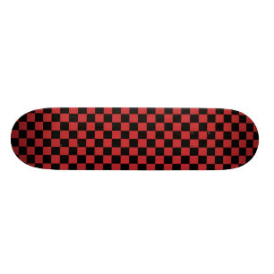 Schatbord voor rood en zwart skateboard