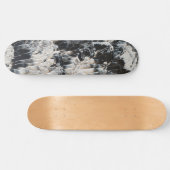 Schatbord voor zwart en wit persoonlijk skateboard (Horizontaal)