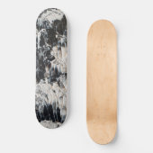 Schatbord voor zwart en wit persoonlijk skateboard (Voorkant)