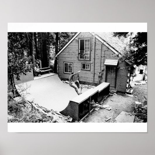 Schatbordplaat, zwart-wit afdruk poster (Voorkant)