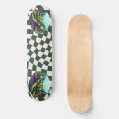Schateboard Checkerboard Turtle Shell under Water Persoonlijk Skateboard (Voorkant)