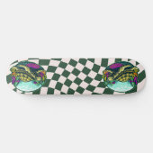 Schateboard Checkerboard Turtle Shell under Water Persoonlijk Skateboard (Horizontaal)