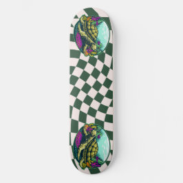 Schateboard Checkerboard Turtle Shell under Water Persoonlijk Skateboard