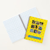 Schateboarder Smile Face Fotosjabloon Notitieboek (Binnen)